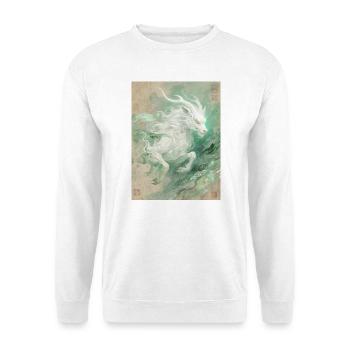 Bai Ze: The Messenger of Divine Wisdom - Unisex Sweatshirt - white - Front