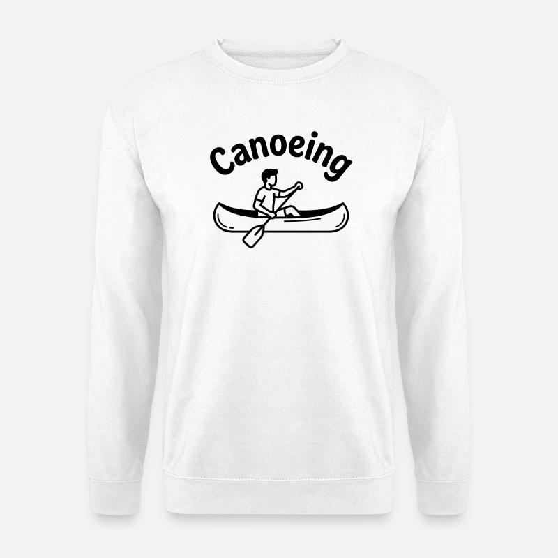 Kanufahren - Unisex Pullover - Weiß