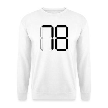 NUMÉRO 78 Soixante-dix-huit Cadeaux Numérique - Sweat-shirt Unisexe - blanc - Devant