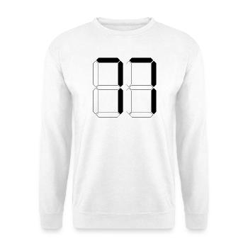 NUMÉRO 77 Soixante-dix-sept Cadeaux Numérique - Sweat-shirt Unisexe - blanc - Devant