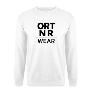 Logo Simple - Unisex Sweatshirt - white - Front