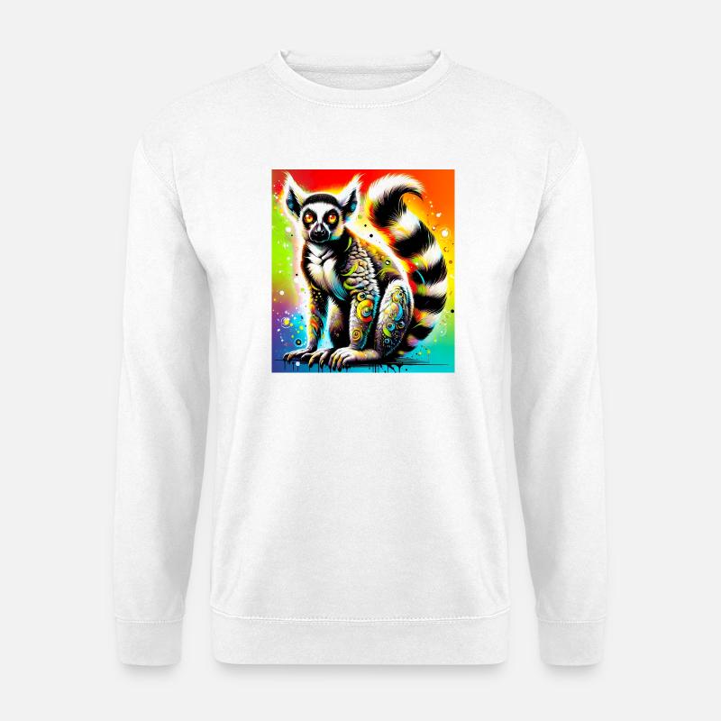Lemur - Unisex Pullover - Weiß