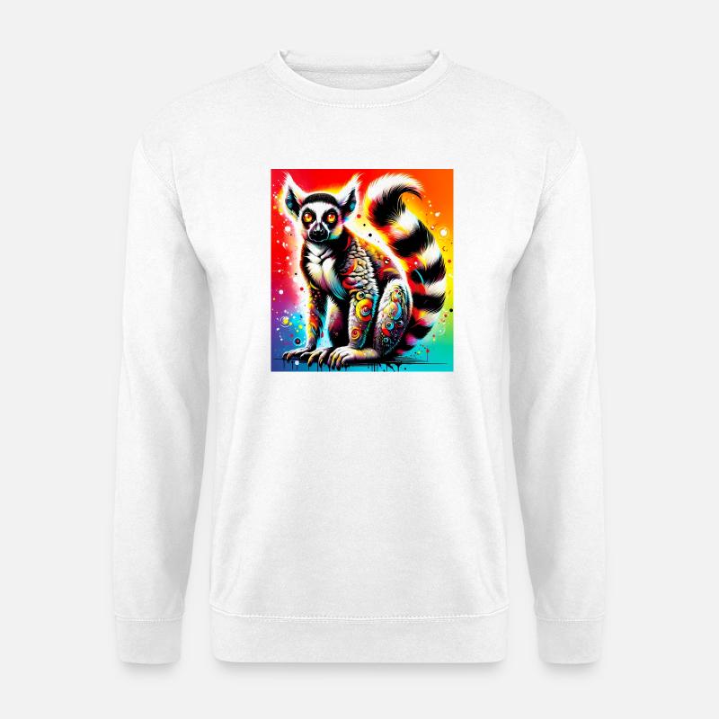 Lemur - Unisex Pullover - Weiß