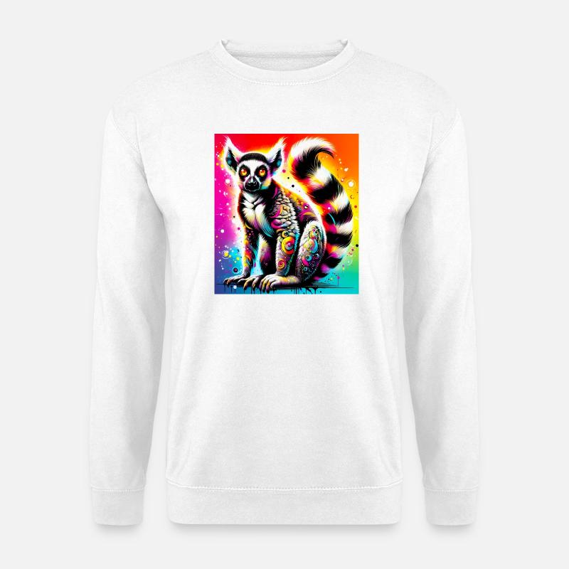 Lemur - Unisex Sweatshirt - white