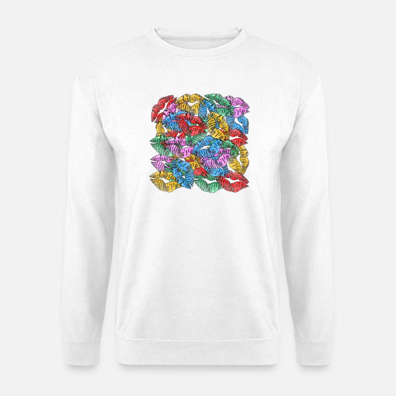 Menge Küsse - Unisex Pullover - Weiß