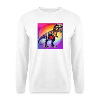 Dinosaurier - Unisex Pullover - Weiß - Vorne