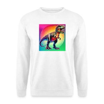 Dinosaurier - Unisex Pullover - Weiß - Vorne