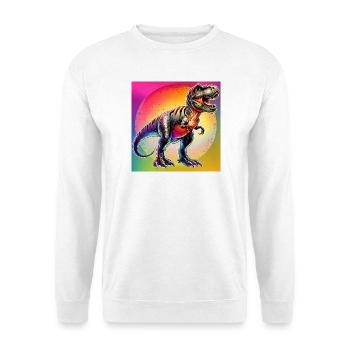 Dinosaurier - Unisex Pullover - Weiß - Vorne