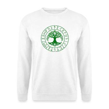 Wikinger Baum Keltischer Knoten - Unisex Pullover - Weiß - Vorne
