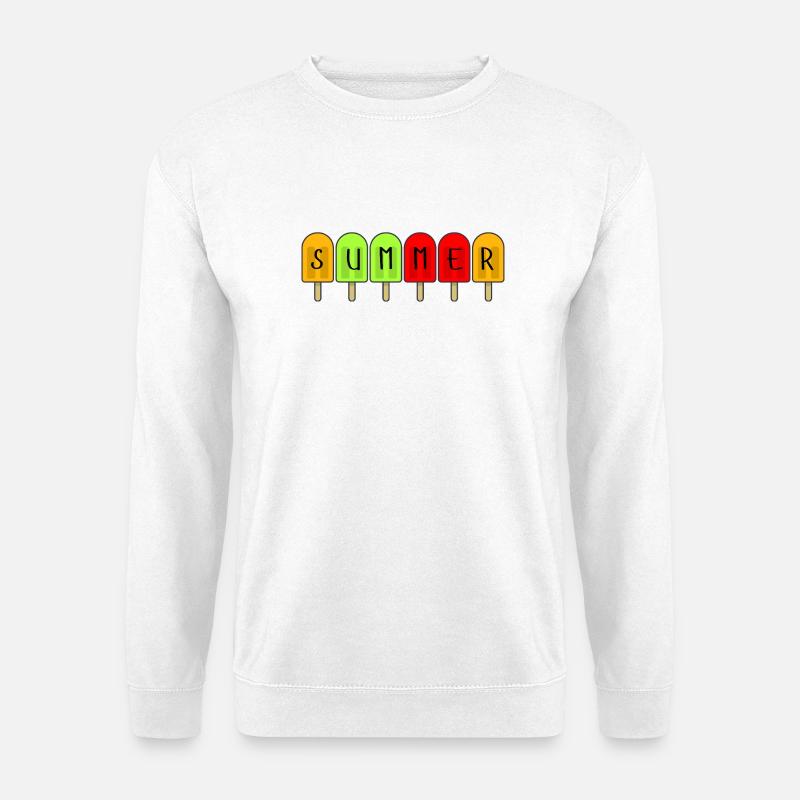 Hello Summer Popsicles - Sweat-shirt Unisexe - blanc