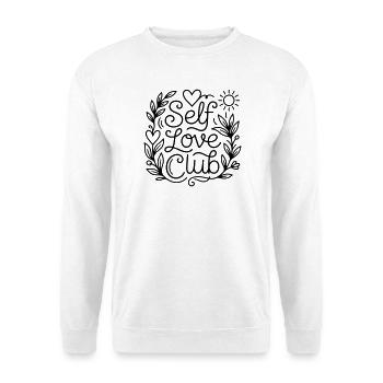 Self love - Unisex Sweatshirt - white - Front
