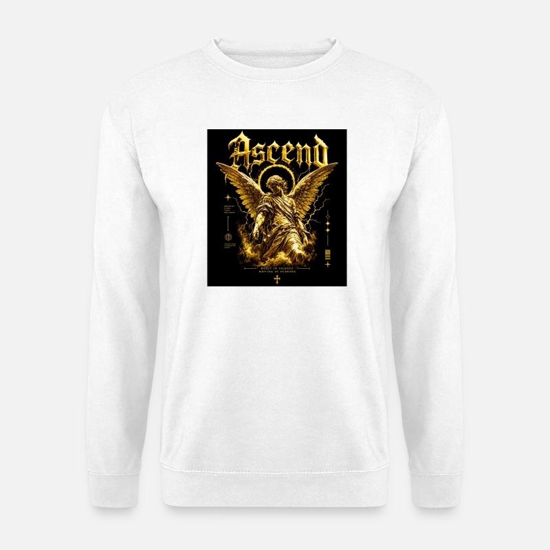 Golden Angel Ascensus - Unisex Sweatshirt - white