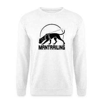 Boxer Mantrailing Hundesport Hunde Wilsigns - Unisex Pullover - Weiß - Vorne