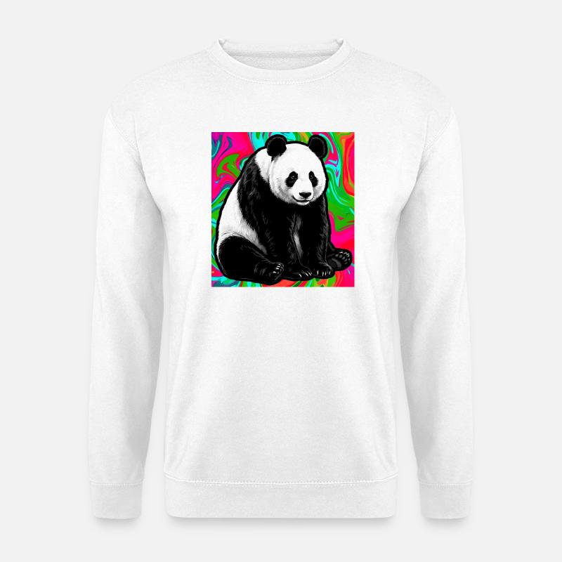 panda - Sweat-shirt Unisexe - blanc