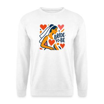 Future mariée - Sweat-shirt Unisexe - blanc - Devant