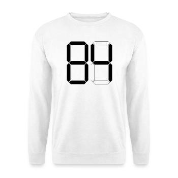 NUMÉRO 84 Quatre-vingt-quatre Cadeaux Numériques - Sweat-shirt Unisexe - blanc - Devant