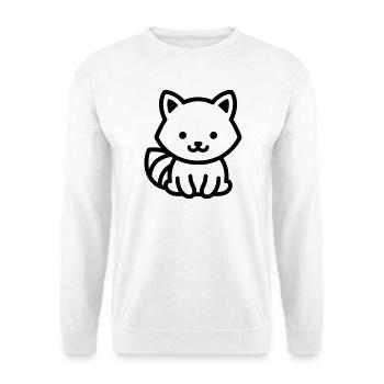 raccoon - Unisex Sweatshirt - white - Front