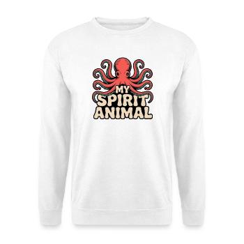 Octopus my spirit - Unisex Sweatshirt - white - Front