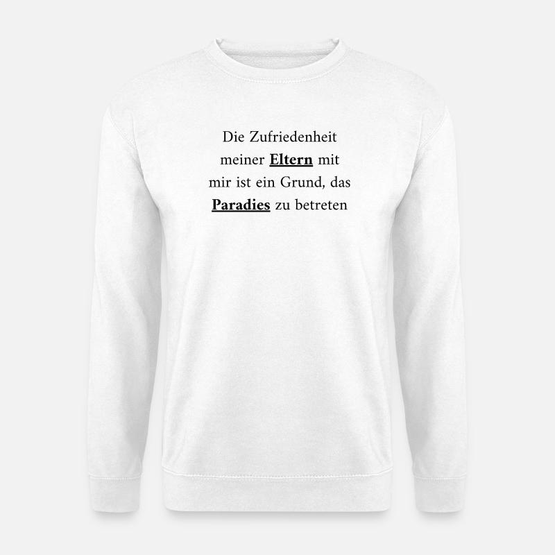 Parents & Paradise: A Path to Happiness - Unisex Sweatshirt - white
