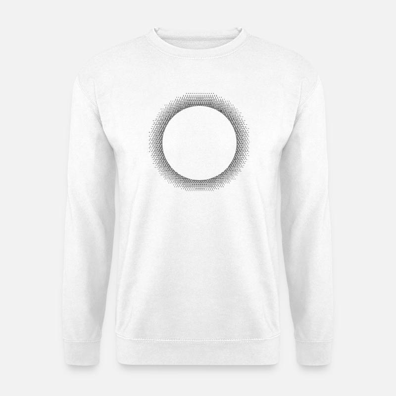 Sun Burst Design T-Shirt - Unisex Pullover - Weiß