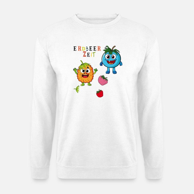 Strawberry Time - Unisex Sweatshirt - white