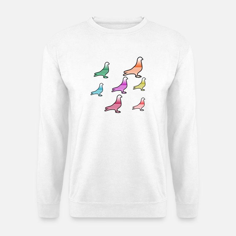 Tauben - Unisex Pullover - Weiß
