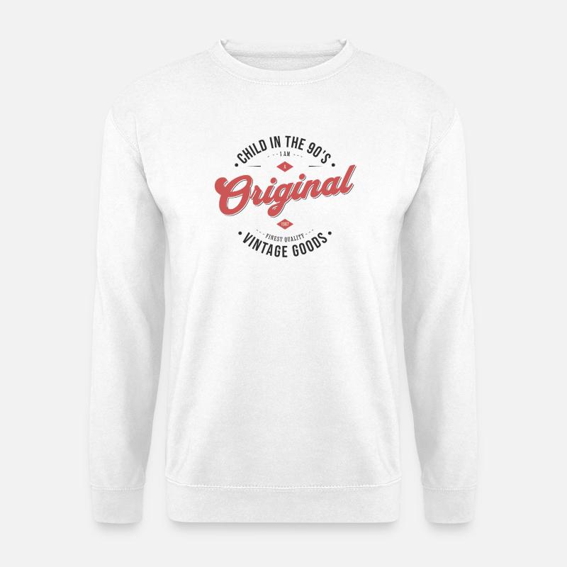 Kind der 90er - Unisex Pullover - Weiß