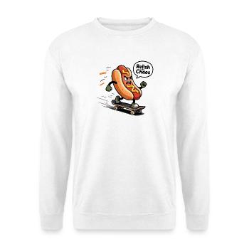 Furious Hot Dog – Humor Street Food Chaos - Unisex Sweatshirt - white - Front