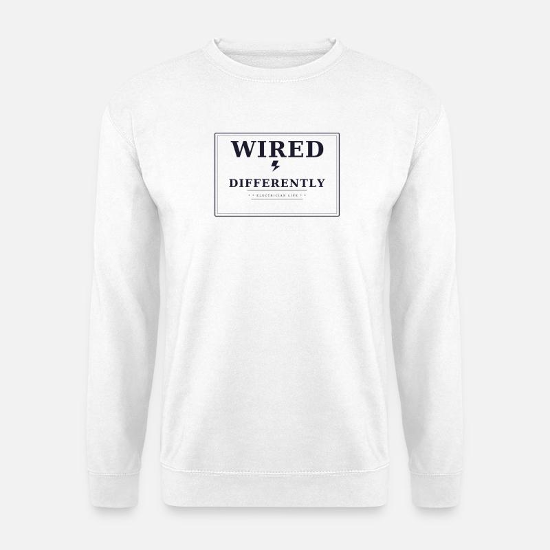 Wired differently - Unisex Sweatshirt - white