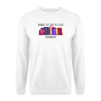 My weekend is fully booked - Unisex Sweatshirt - white - Front