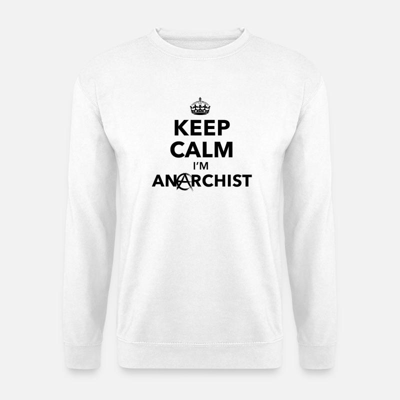 Anarchist - Unisex Pullover - Weiß