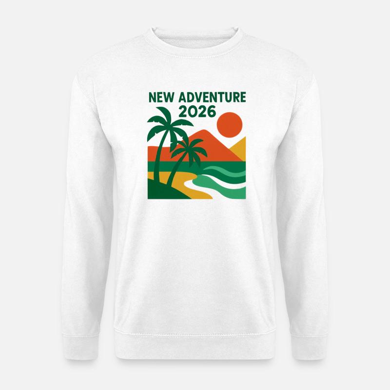New Adventure 2026 - Unisex Pullover - Weiß