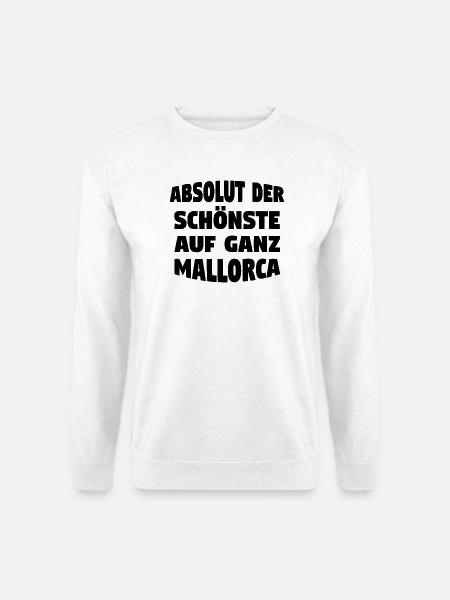 Der schönste auf Mallorca - Unisex Pullover - Weiß