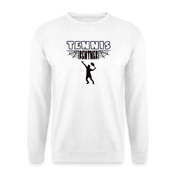Pensionnaire de tennis Pensionné Joueur de tennis Retraite - Sweat-shirt Unisexe - blanc - Devant