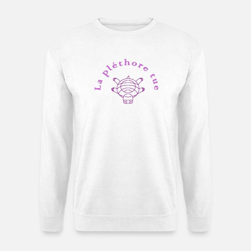 The plethora kills Violet - Unisex Sweatshirt - white