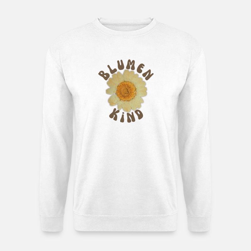 Blumenkind - Unisex Pullover - Weiß