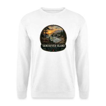 Voyage de vacances à Tofino au Canada sur l’île de Vancouver - Sweat-shirt Unisexe - blanc - Devant