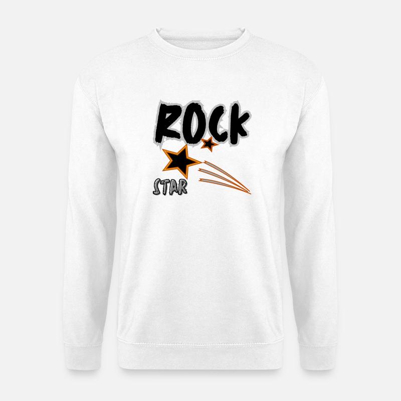 Rock Star - Unisex Pullover - Weiß
