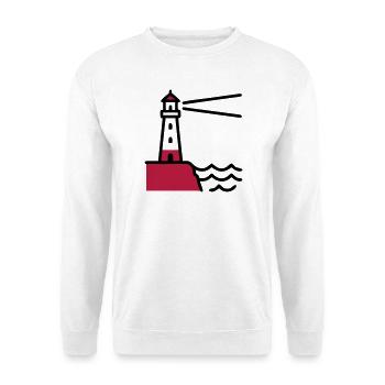 Lighthouse Coast Maritime Sea - Unisex Sweatshirt - white - Front