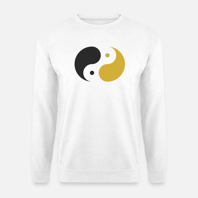 Yin & Yang - Unisex Pullover - Weiß
