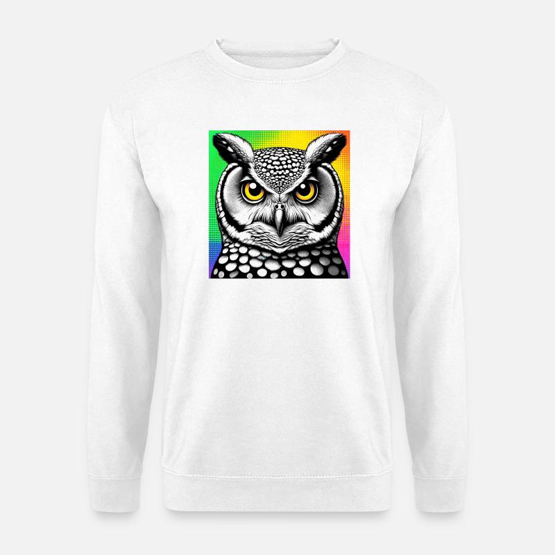 owl - Unisex Sweatshirt - white