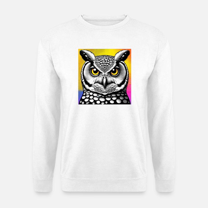 owl - Unisex Sweatshirt - white