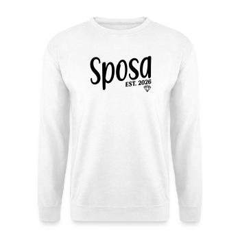 Italienische Braut 2026 - Unisex Pullover - Weiß - Vorne