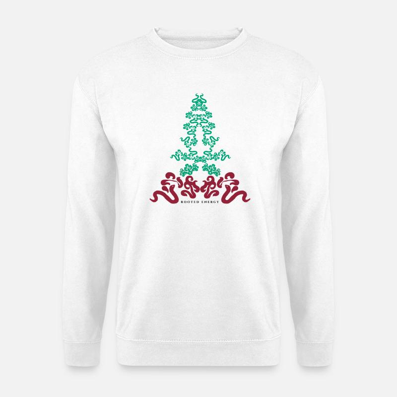 Rooted energy - Unisex Sweatshirt - white