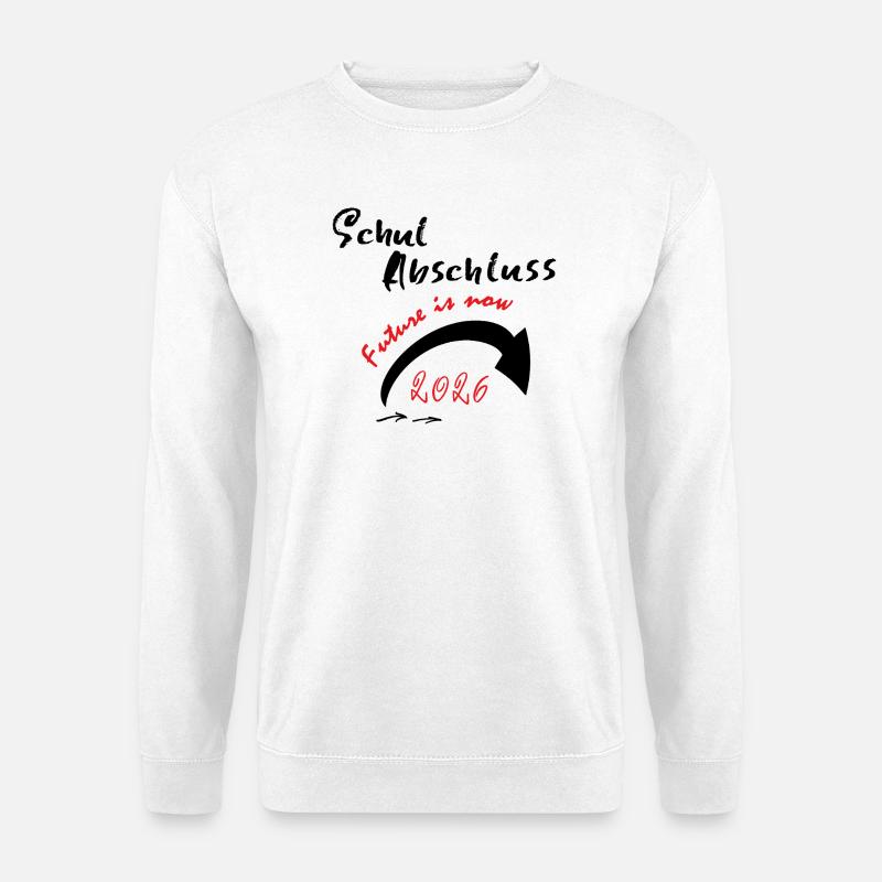 Schulabschluss Zukunft ist jetzt - Unisex Pullover - Weiß