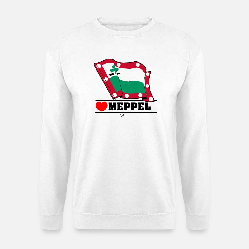 I Love Meppel – Meppeldag-Edition - Unisex Pullover - Weiß