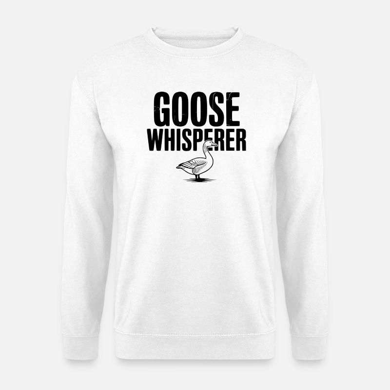 Gänseflüsterer - Unisex Pullover - Weiß