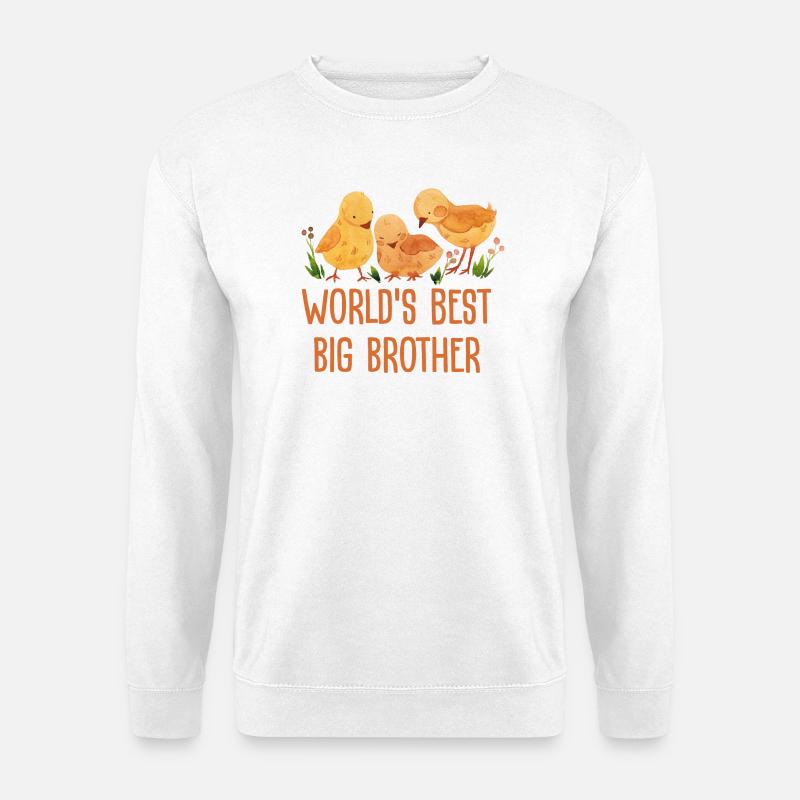 Weltbester Großer Bruder - Unisex Pullover - Weiß