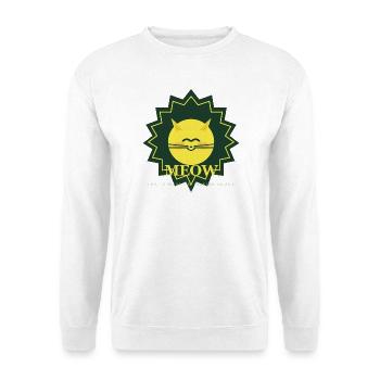 Sunny Meow Sun Mascot - Unisex Sweatshirt - white - Front