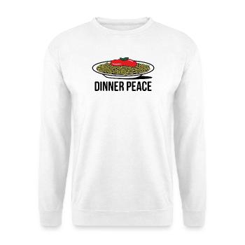 Pop Art spaghetti with tomato sauce  - Unisex Sweatshirt - white - Front